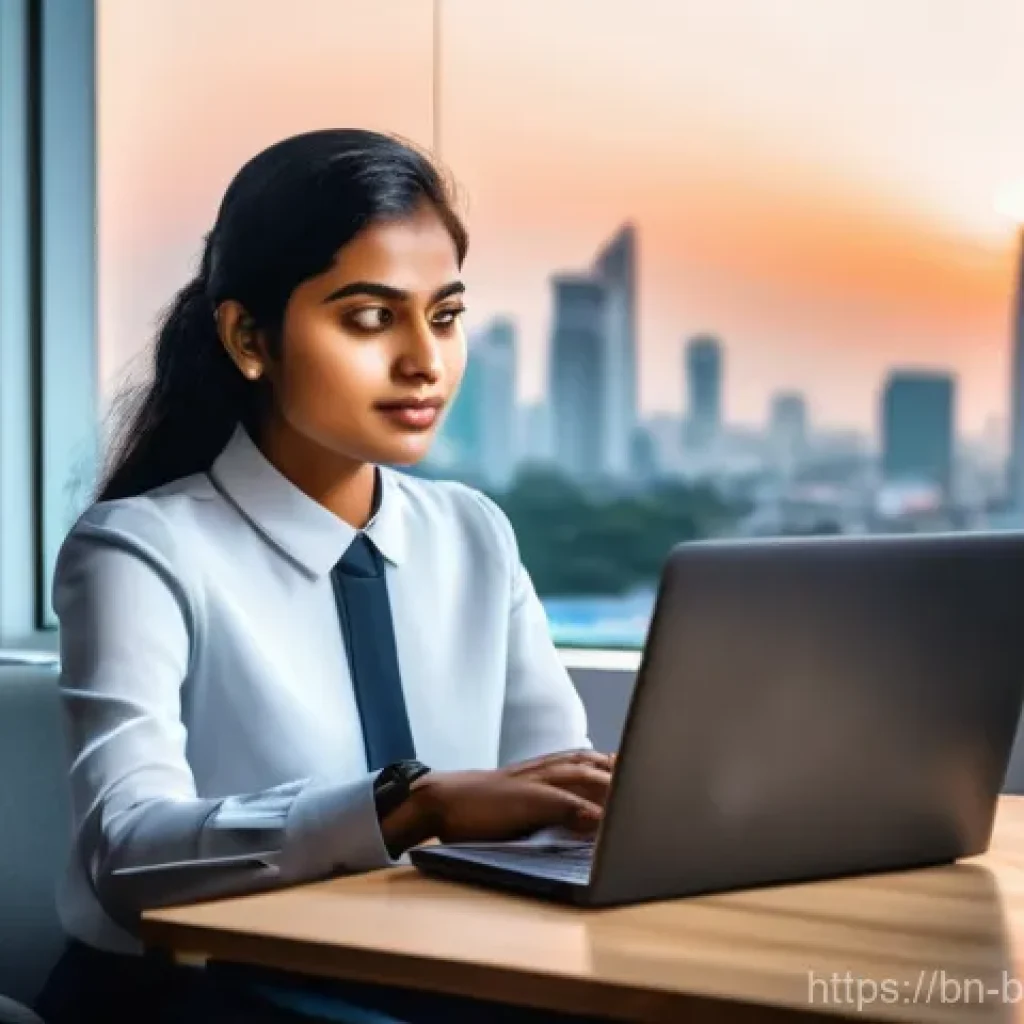 비즈니스 코칭과 자기 홍보 - **Prompt:** A dynamic, realistic full-shot photograph of a determined young Bangladeshi entrepreneur...