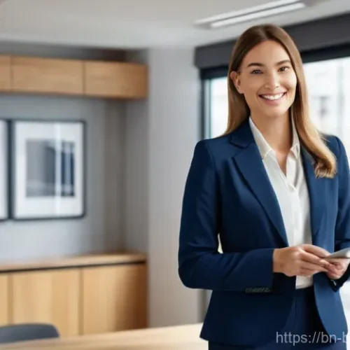 Home 18 비즈니스 코칭 관련 필수 자격증 - **Prompt 1: The Foundation of Trust and Professionalism**
A confident and approachable female li...